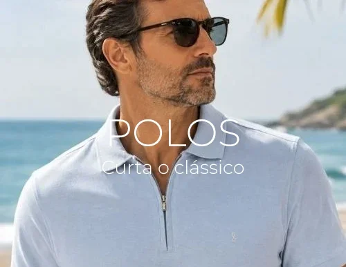 Camisa Polo Azul Marinho