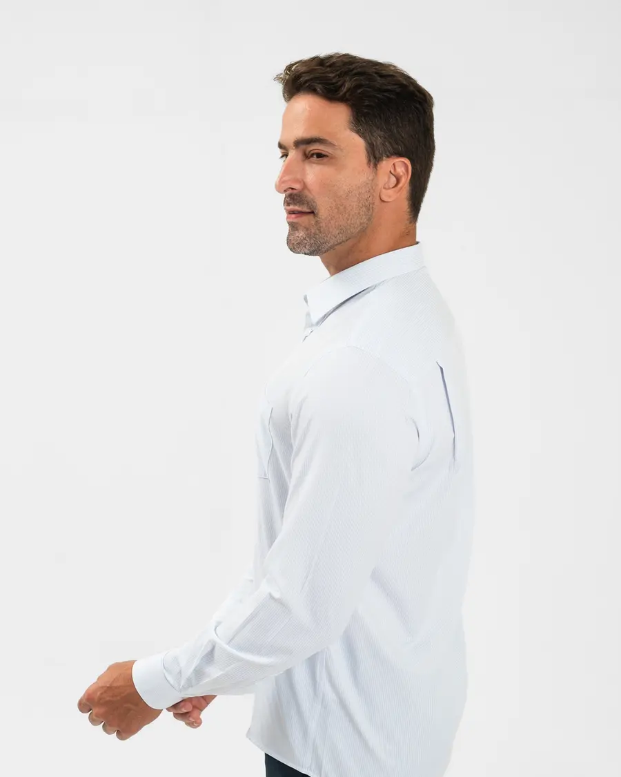 Camisa Manga Longa Quadri Mini