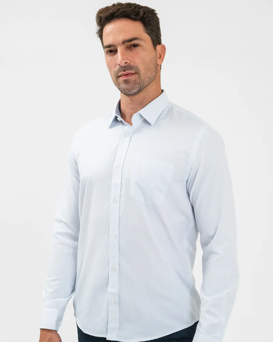 Camisa Manga Longa Quadri Mini