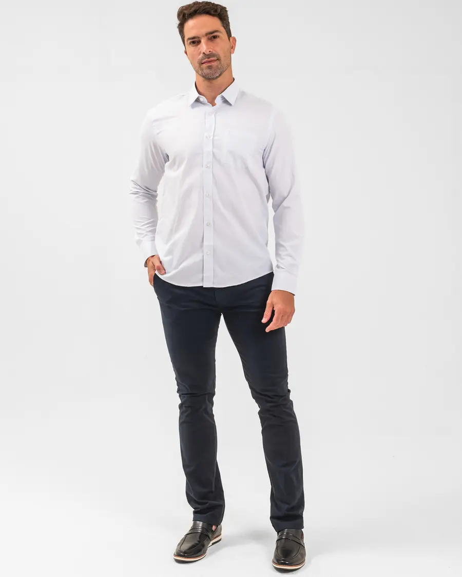 Camisa Manga Longa Quadri Mini