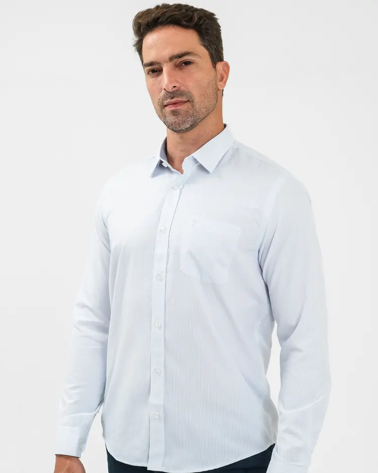 Camisa Manga Longa Quadri Mini