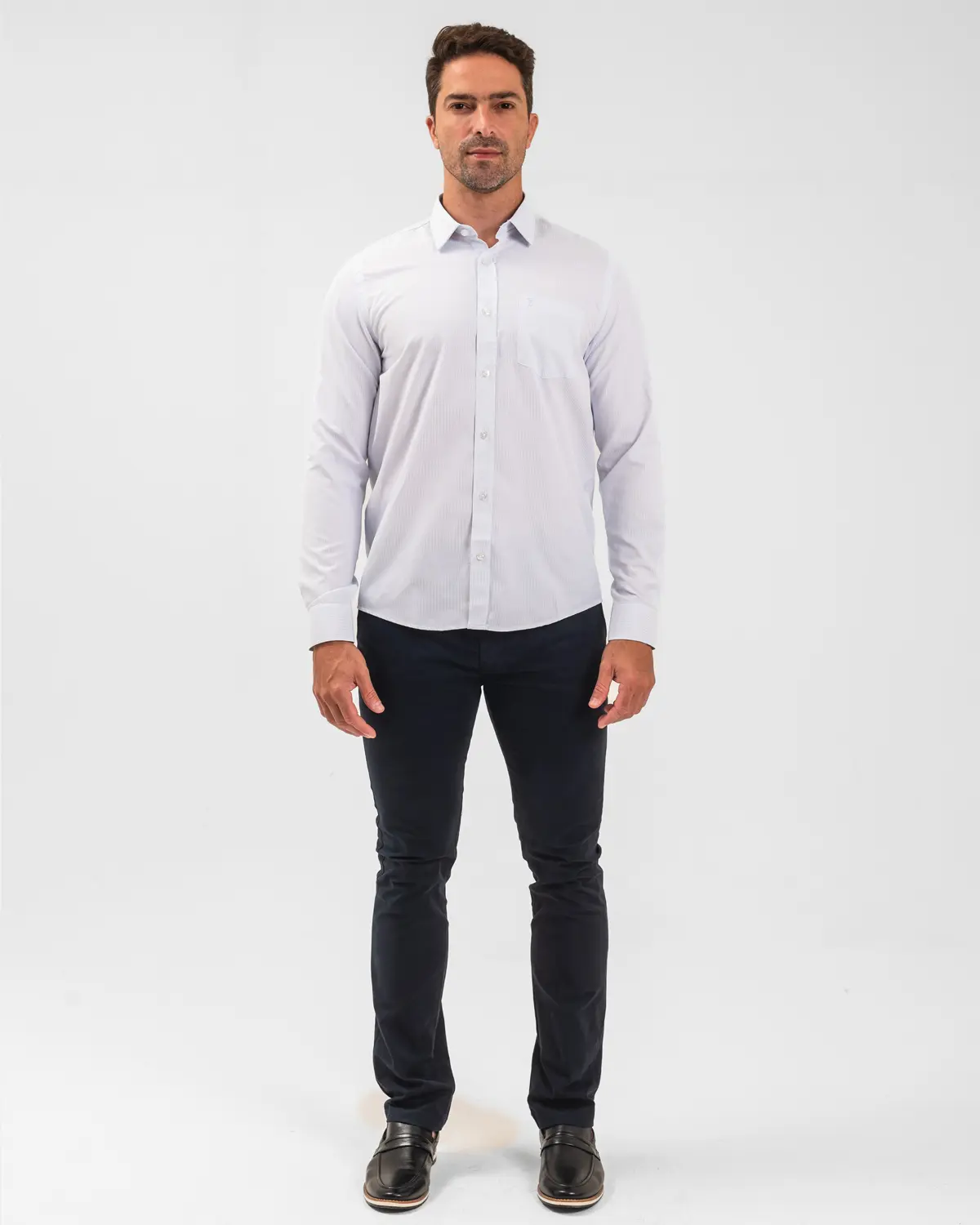Camisa Manga Longa Quadri Mini
