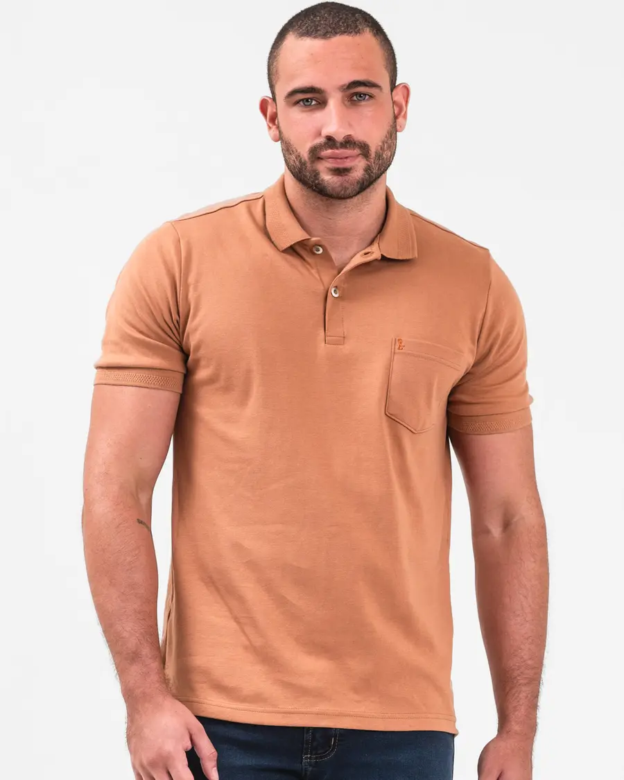 Polo Specialle Com Bolso Caramelo