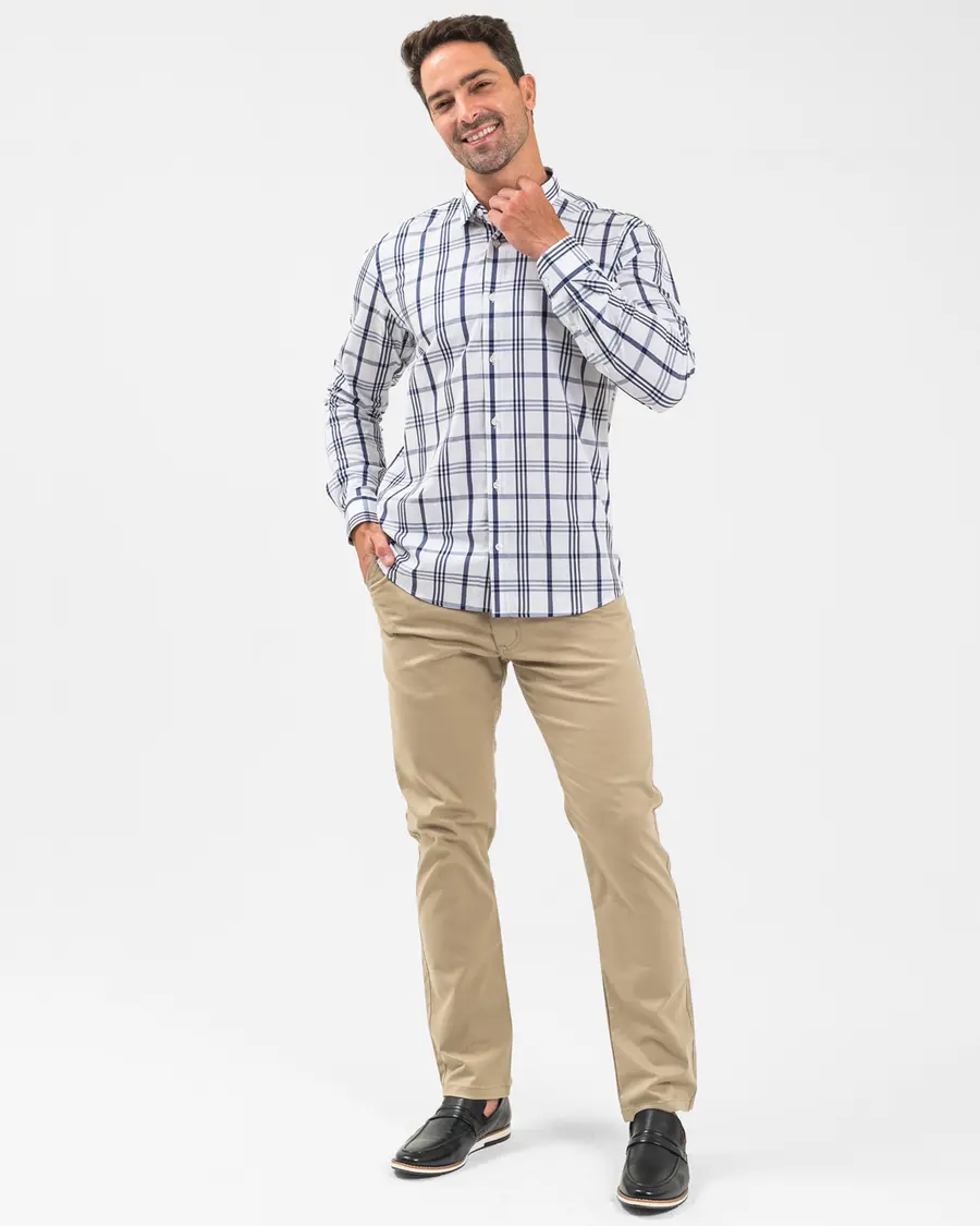 Camisa Manga Longa Scacchi