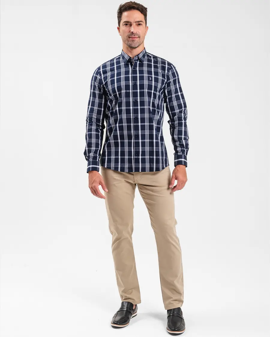 Camisa Manga Longa Scacchi