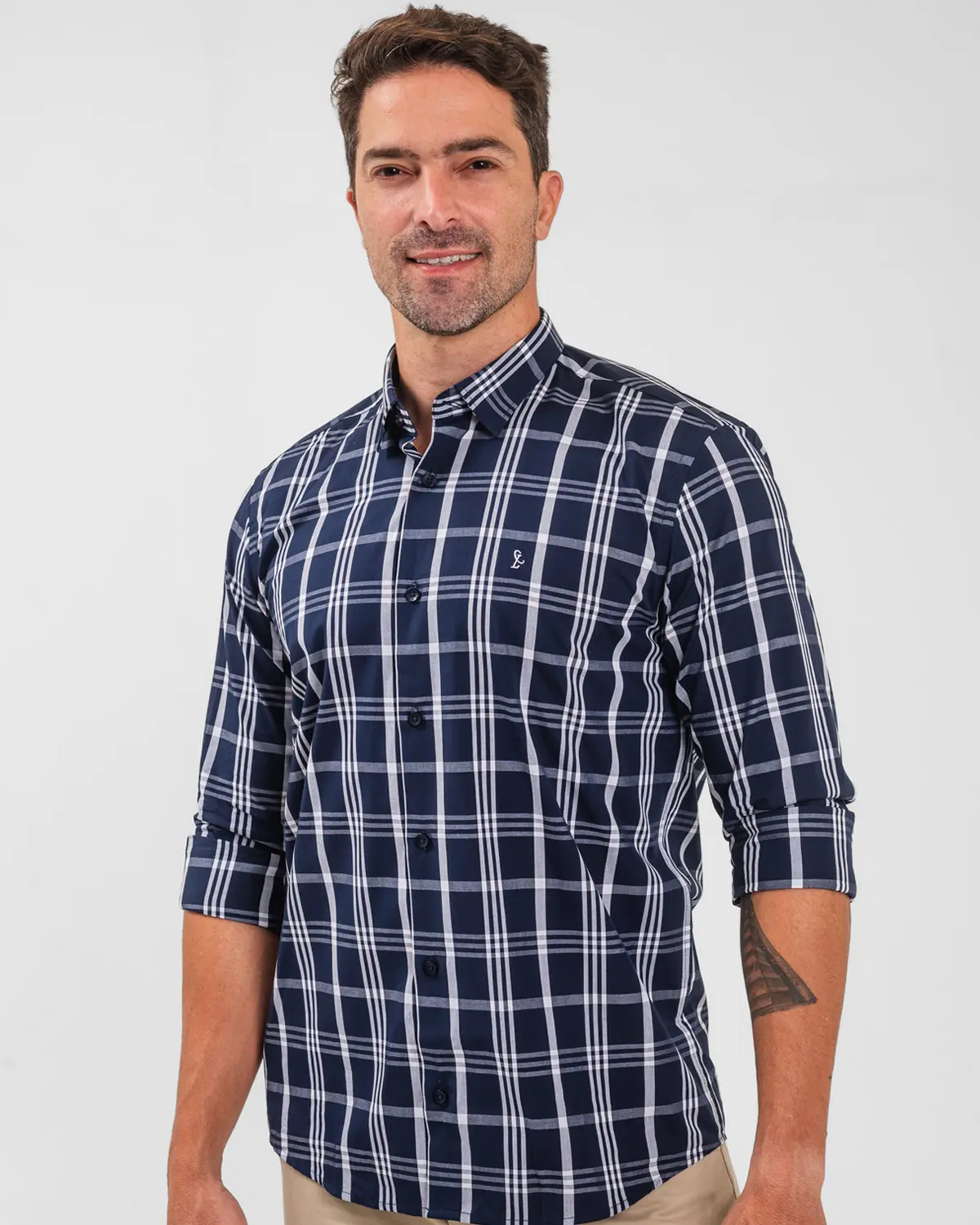 Camisa Manga Longa Scacchi
