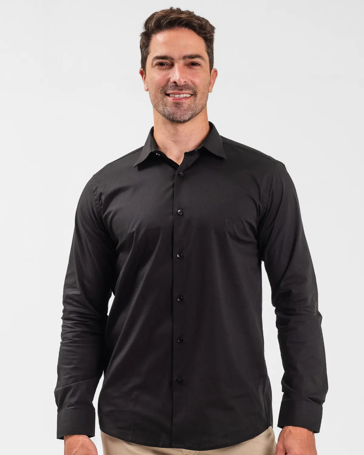 Camisa Manga Longa Lisa