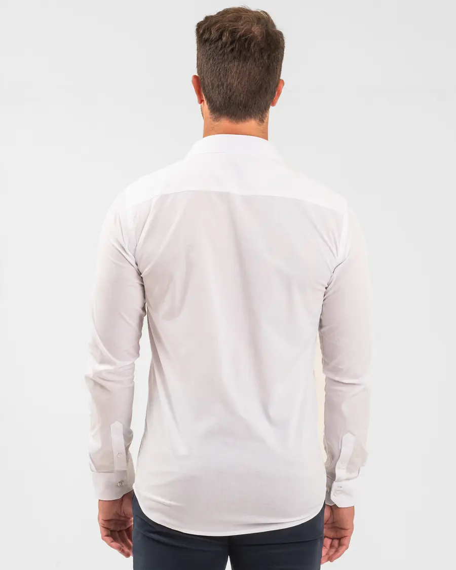 Camisa Manga Longa Lisa SlimFit