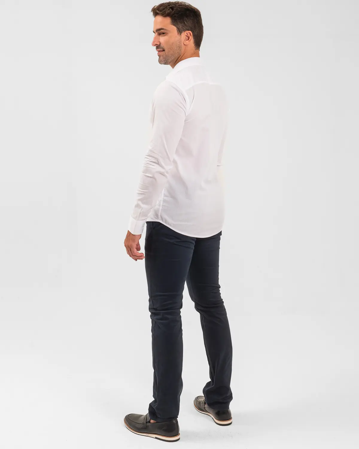 Camisa Manga Longa Lisa SlimFit