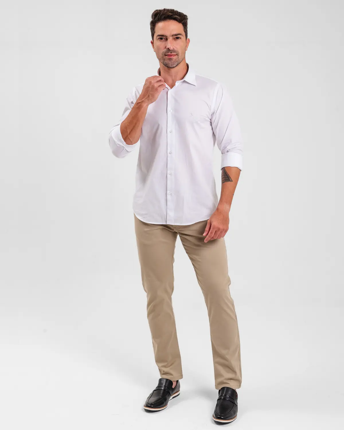 Camisa Manga Longa Textura New Classic