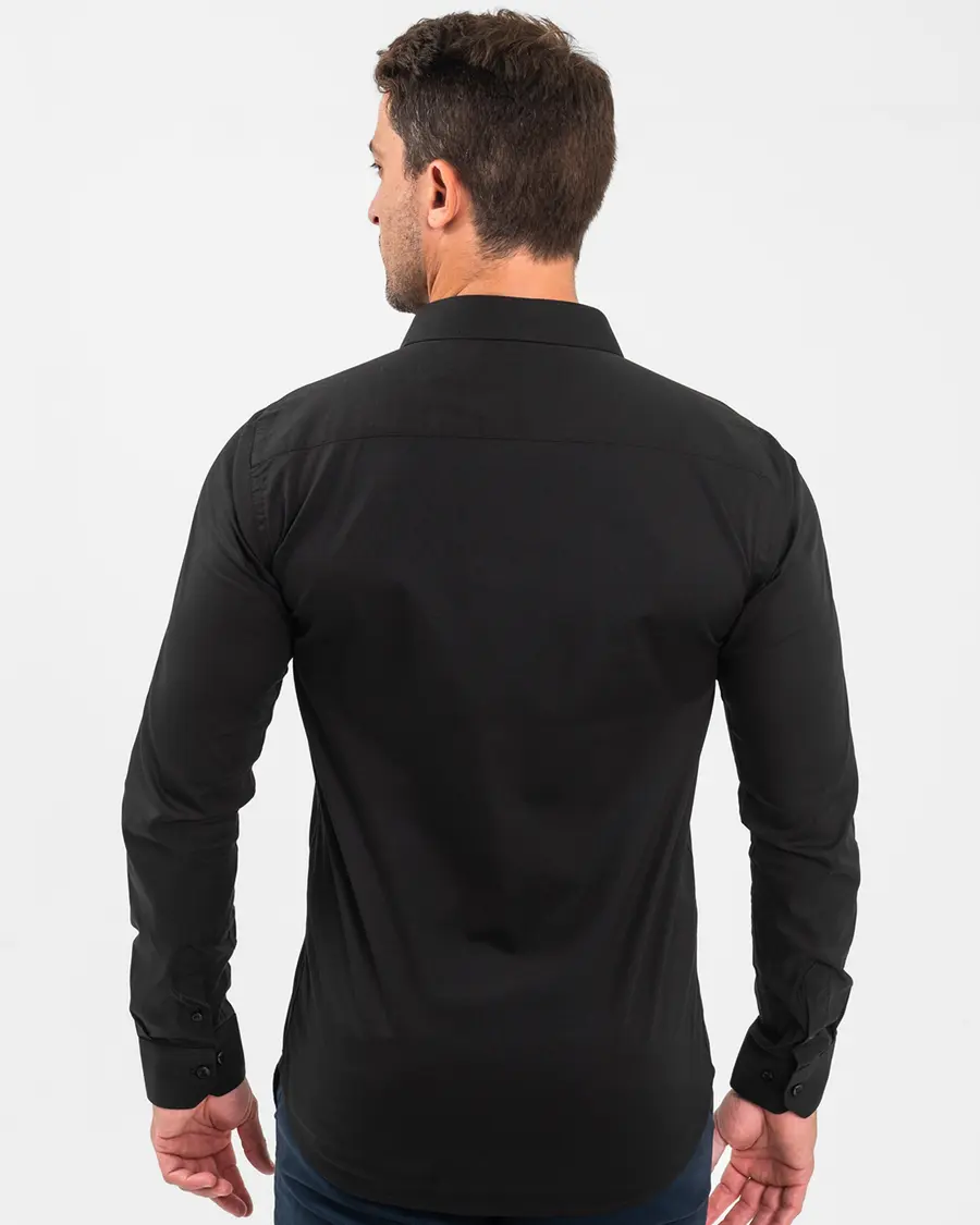 Camisa Manga Longa Lisa SlimFit