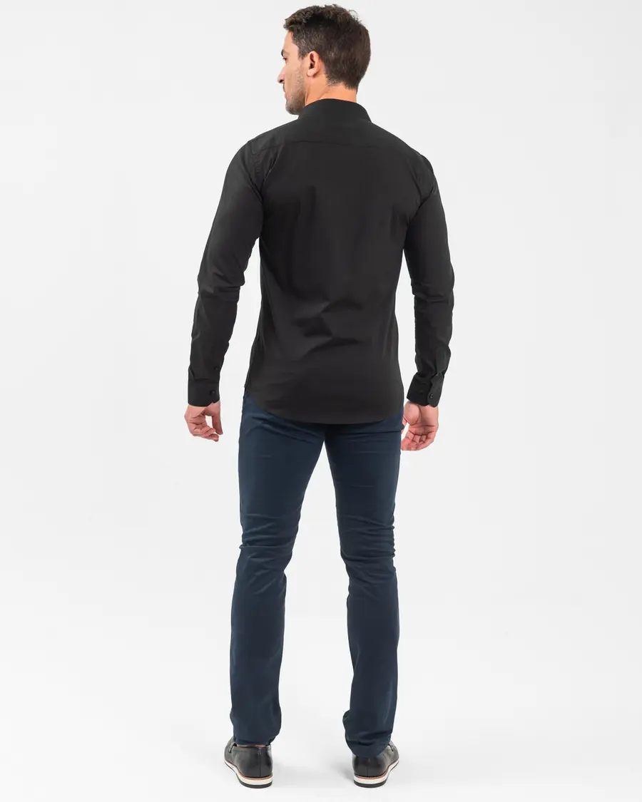 Camisa Manga Longa Lisa SlimFit