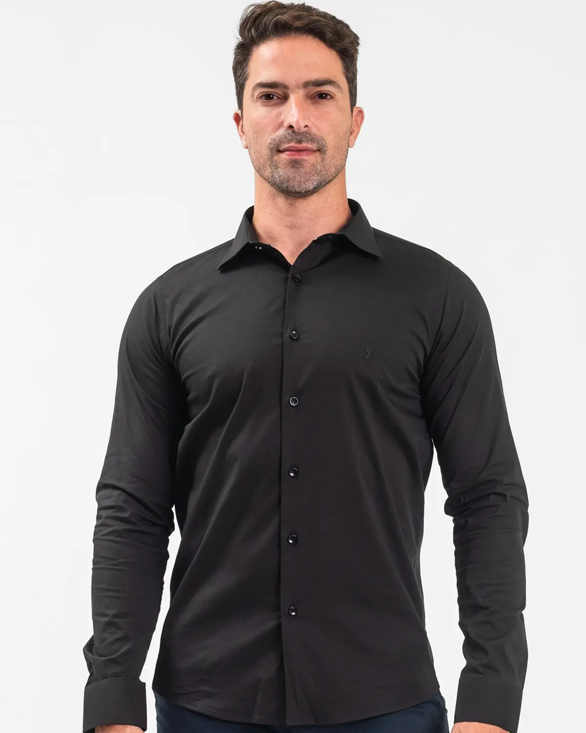 Camisa Manga Longa Lisa SlimFit