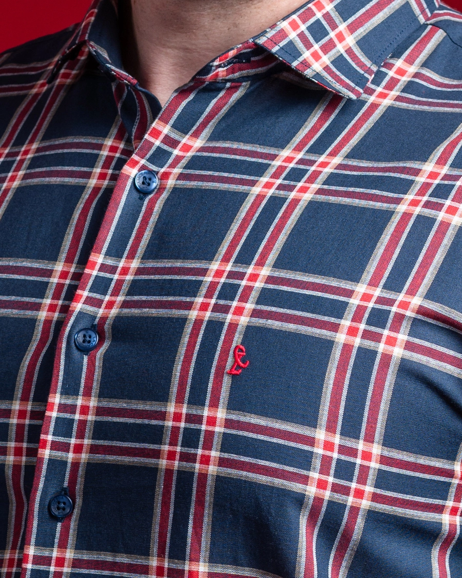 Camisa Manga Longa Xadrez Plus