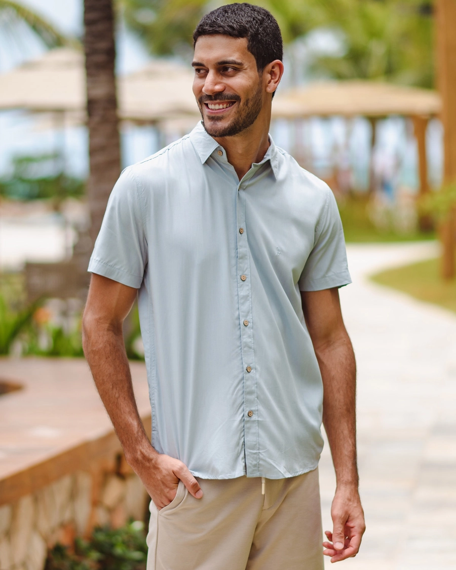 Camisa Manga Curta Fluidità