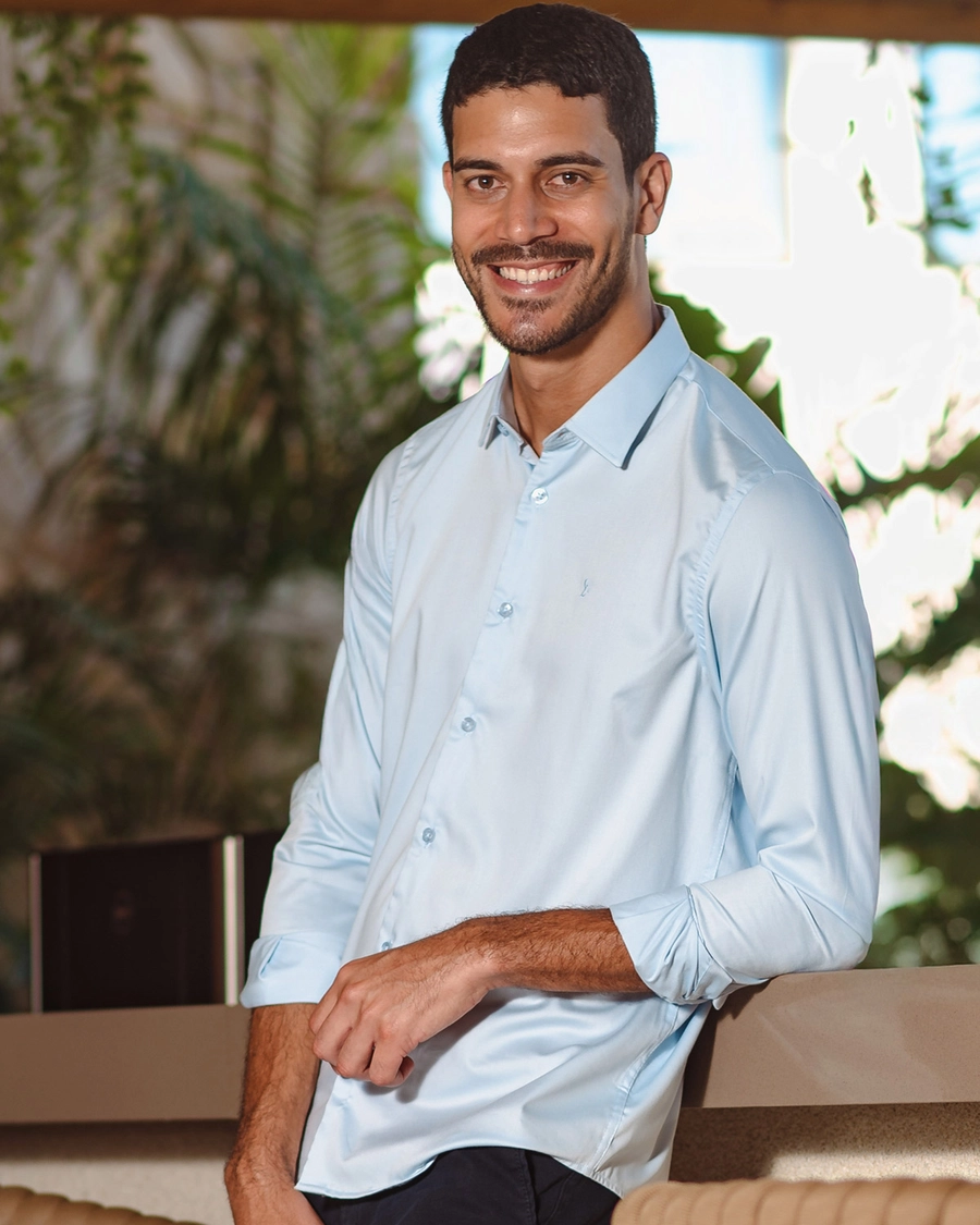 Camisa Manga Longa Lisa SlimFit
