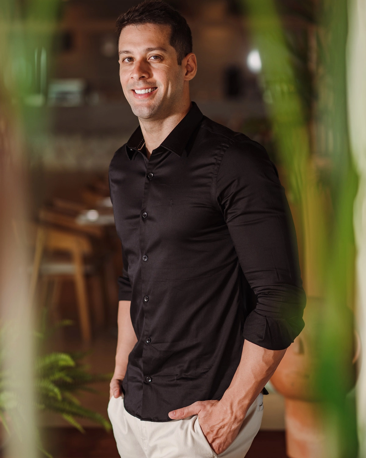 Camisa Manga Longa Lisa SlimFit