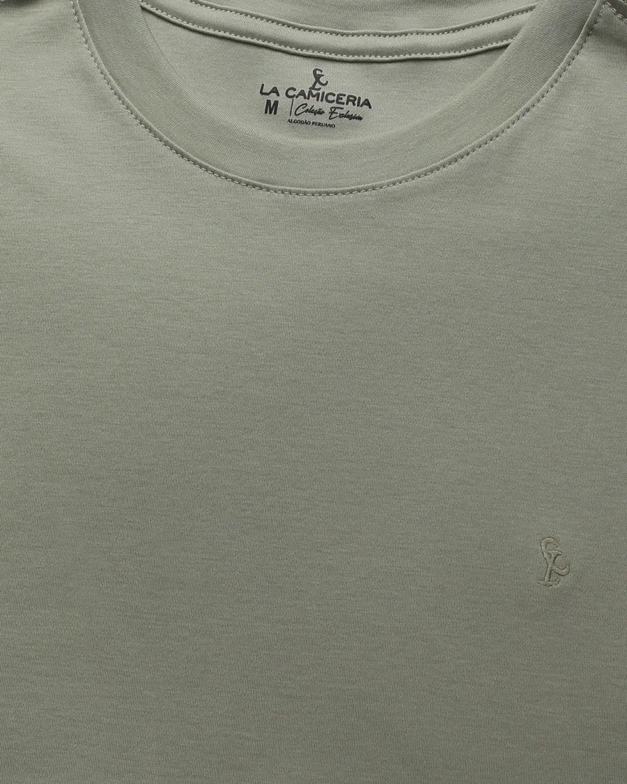 Camiseta Algodão Peruano Verde Supremo