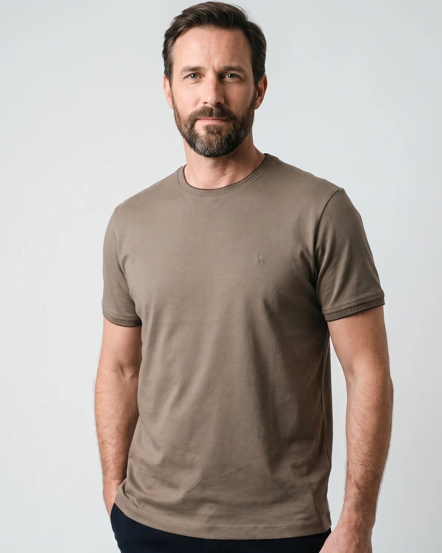 Camiseta Specialle Khaki Escuro