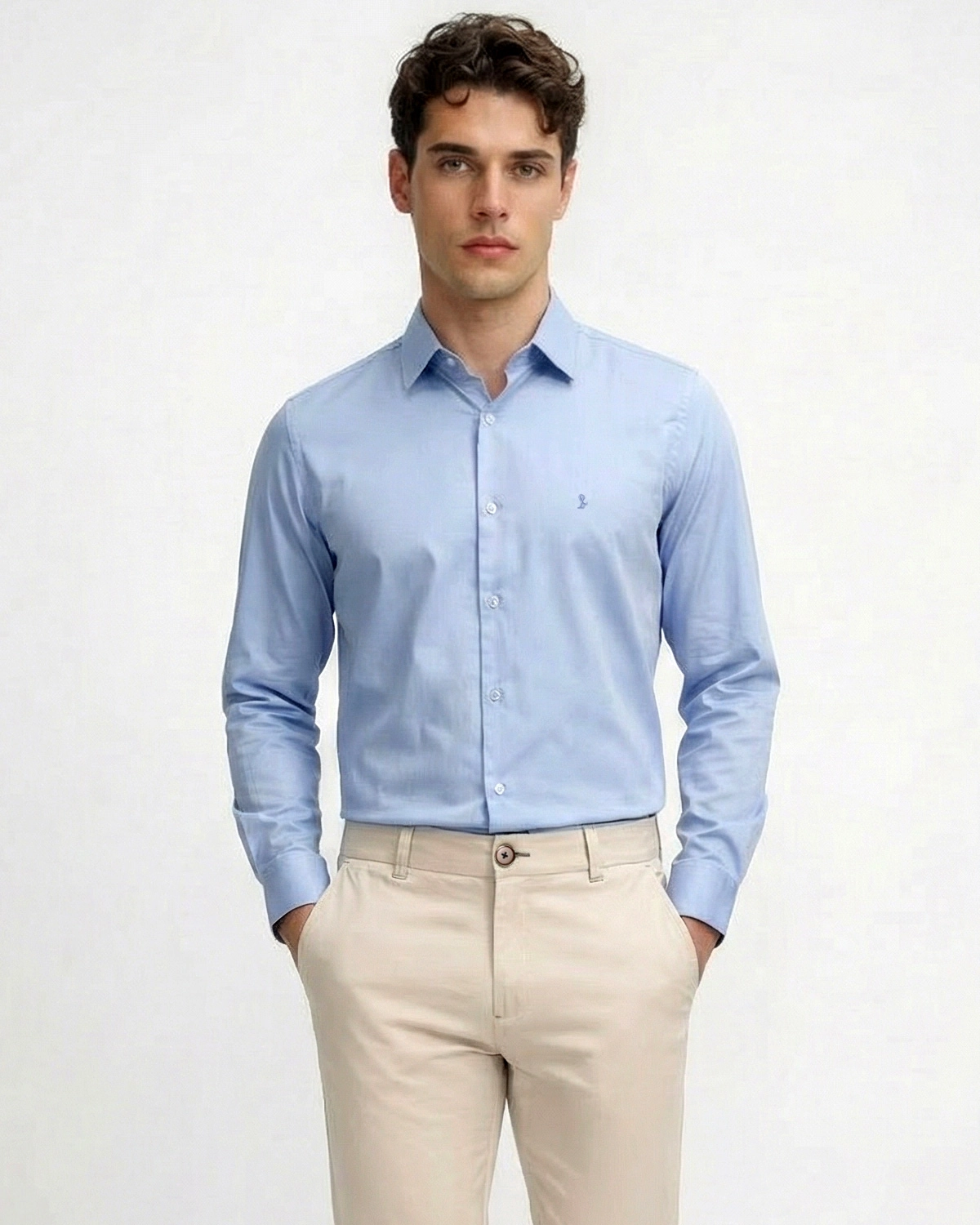 Camisa Manga Longa Lisa