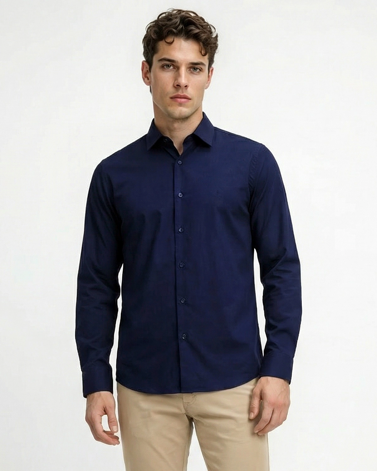 Camisa Manga Longa Lisa