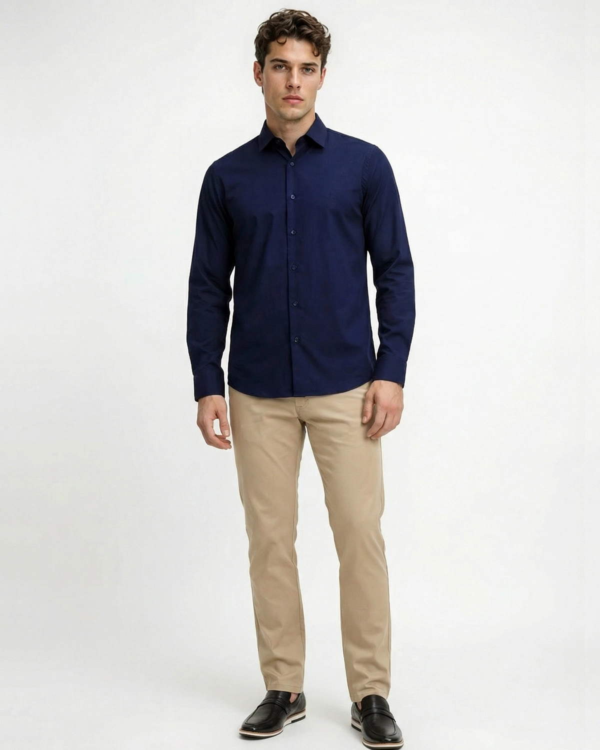 Camisa Manga Longa Lisa
