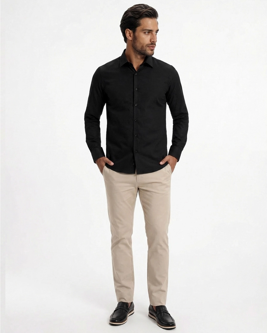 Camisa Manga Longa Mercerizzato