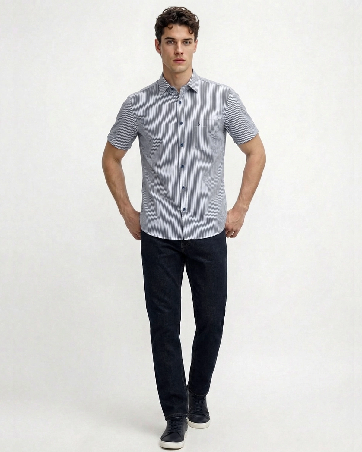 Camisa Manga Curta Listra