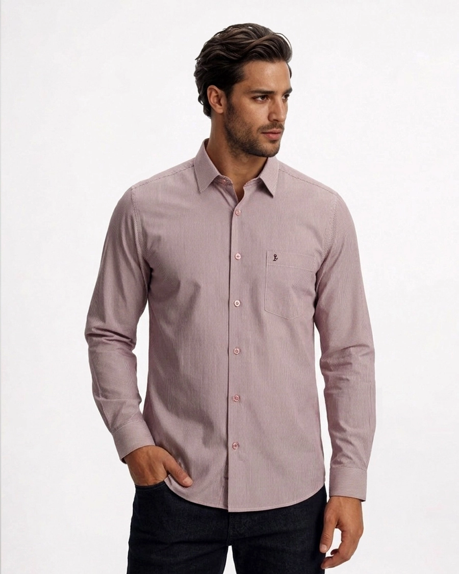 Camisa Manga Longa Listra Bordo