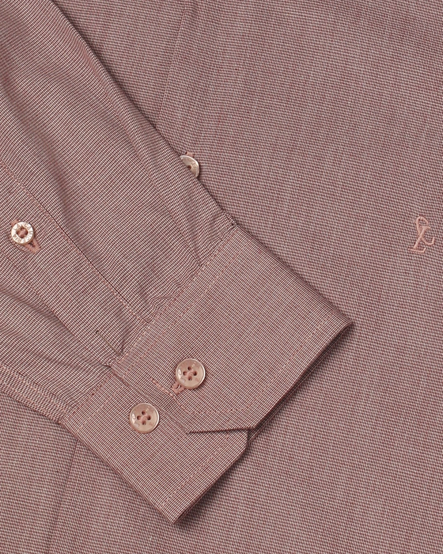 Camisa Manga Longa Micro Xadrez