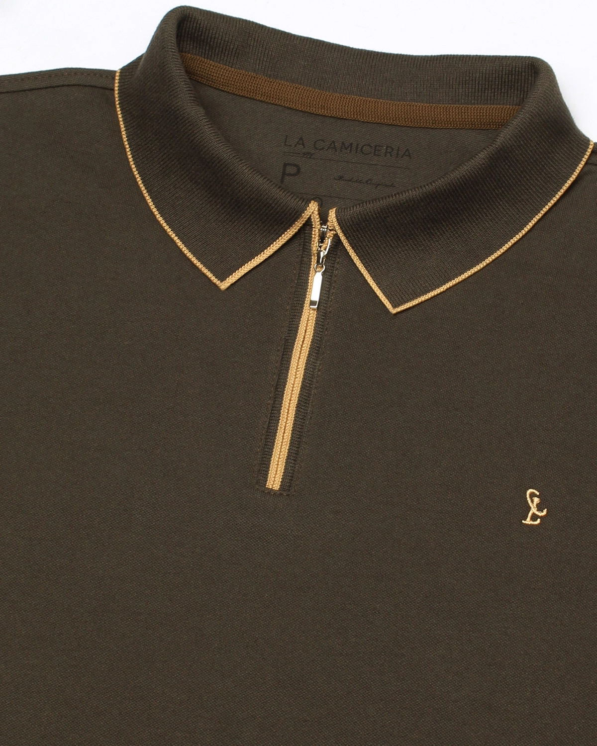 Polo Piquet Zipper