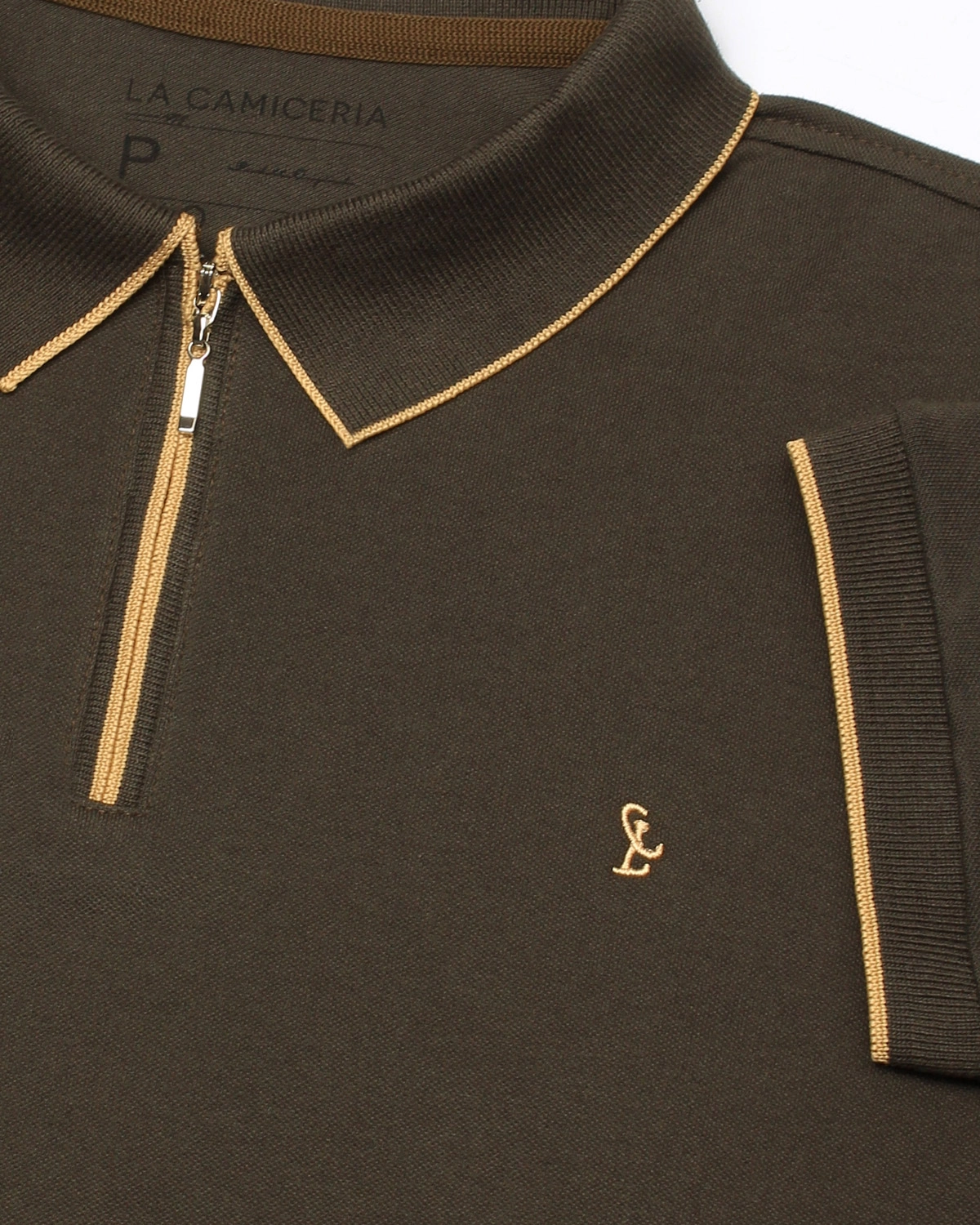 Polo Piquet Zipper