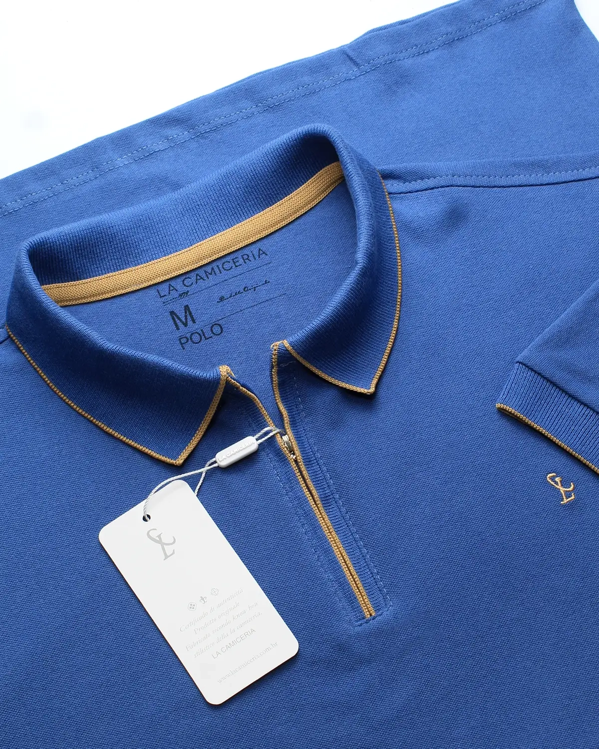 Polo Piquet Zipper