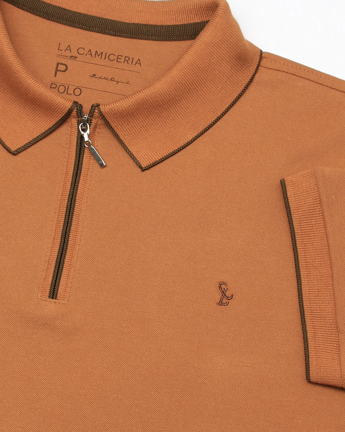 Polo Piquet Zipper