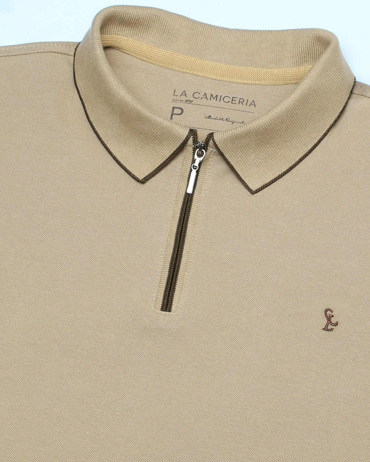 Polo Piquet Zipper