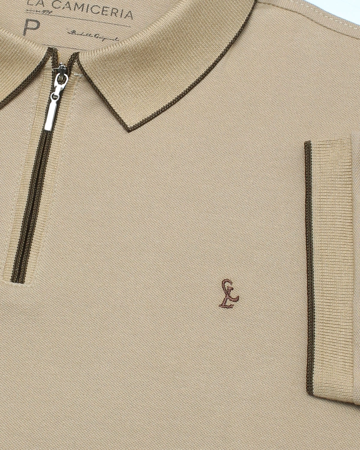 Polo Piquet Zipper