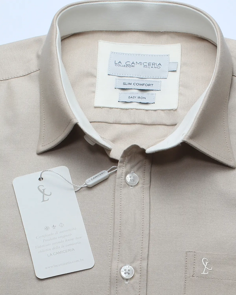 Camisa Manga Longa Oxfordine