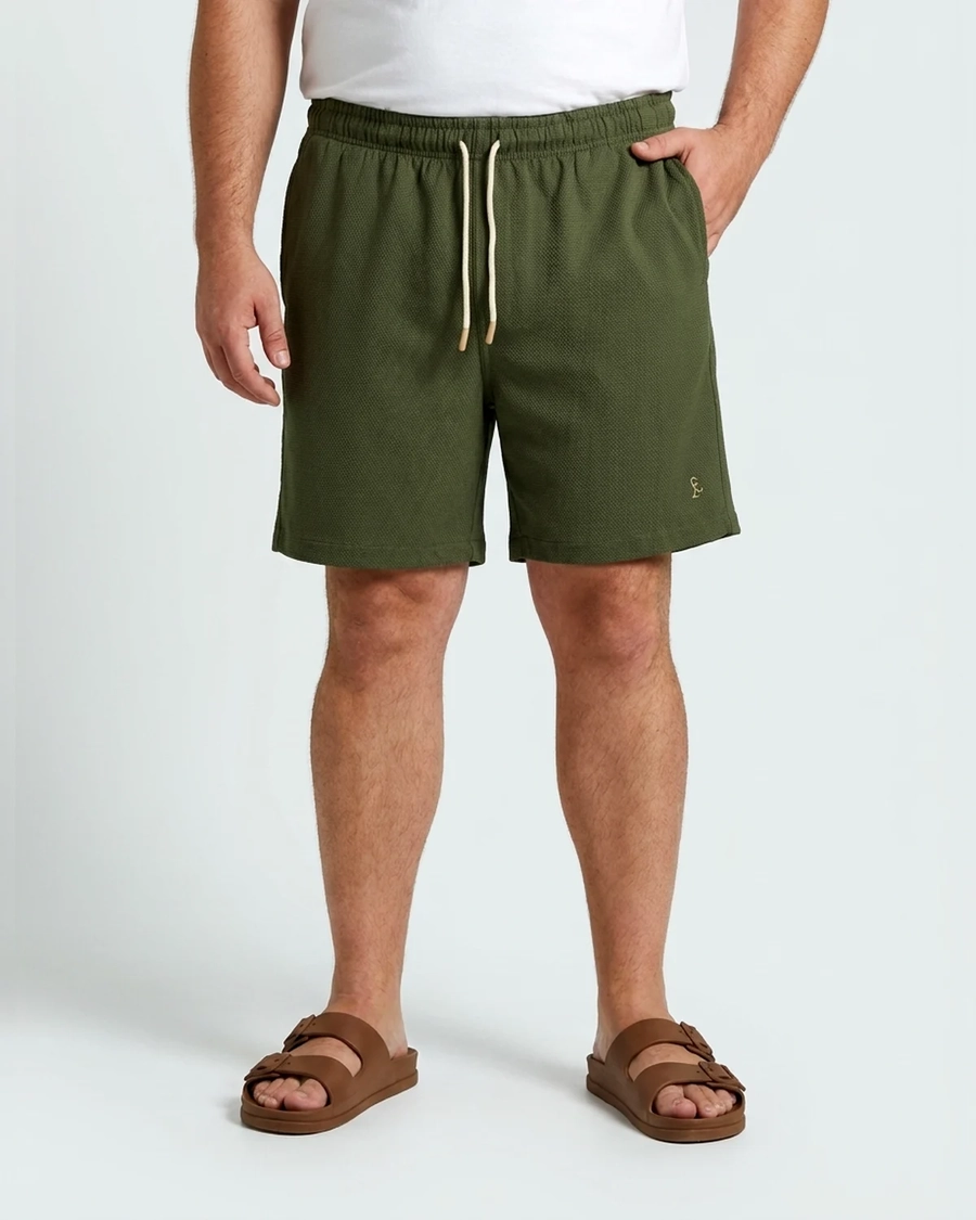 Short Colmeia Plus Verde Militar