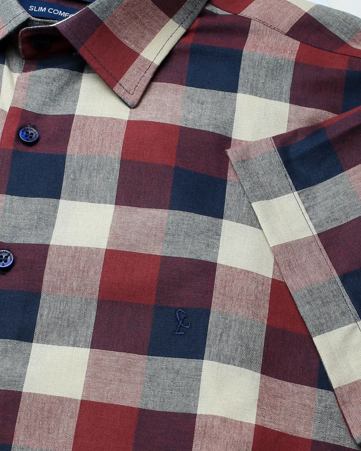 Camisa Manga Curta Xadrez