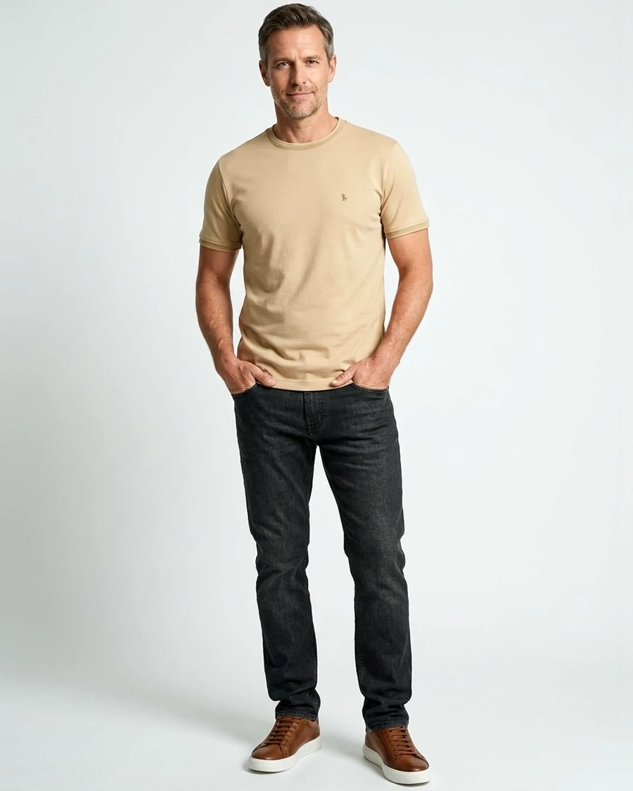 Calça Jeans Tradizionale Esverdeada