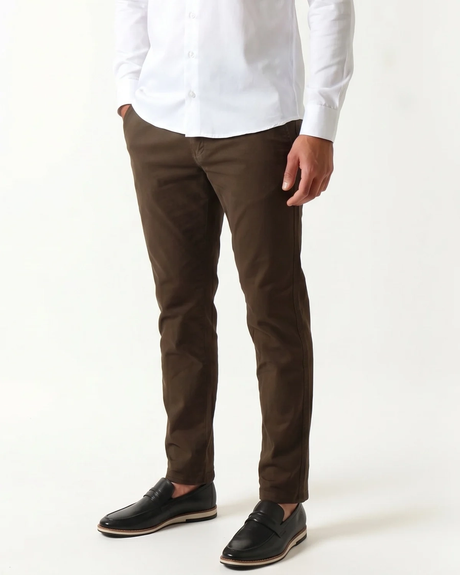 Calça Sarja Perfetto Café