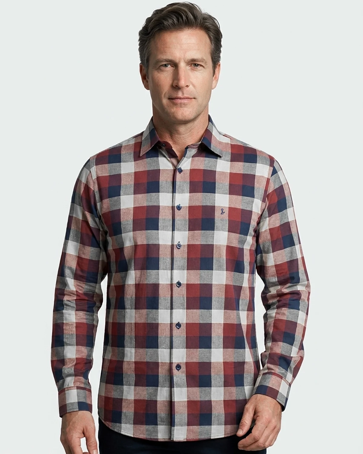 Camisa Manga Longa Xadrez