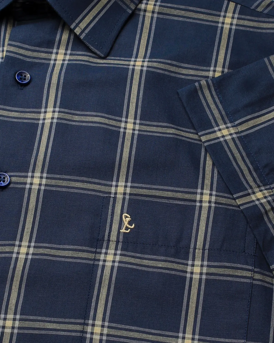 Camisa Manga Curta Xadrez