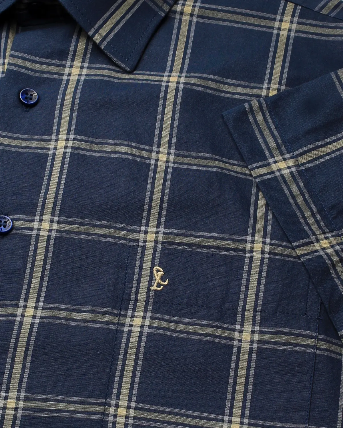 Camisa Manga Curta Xadrez