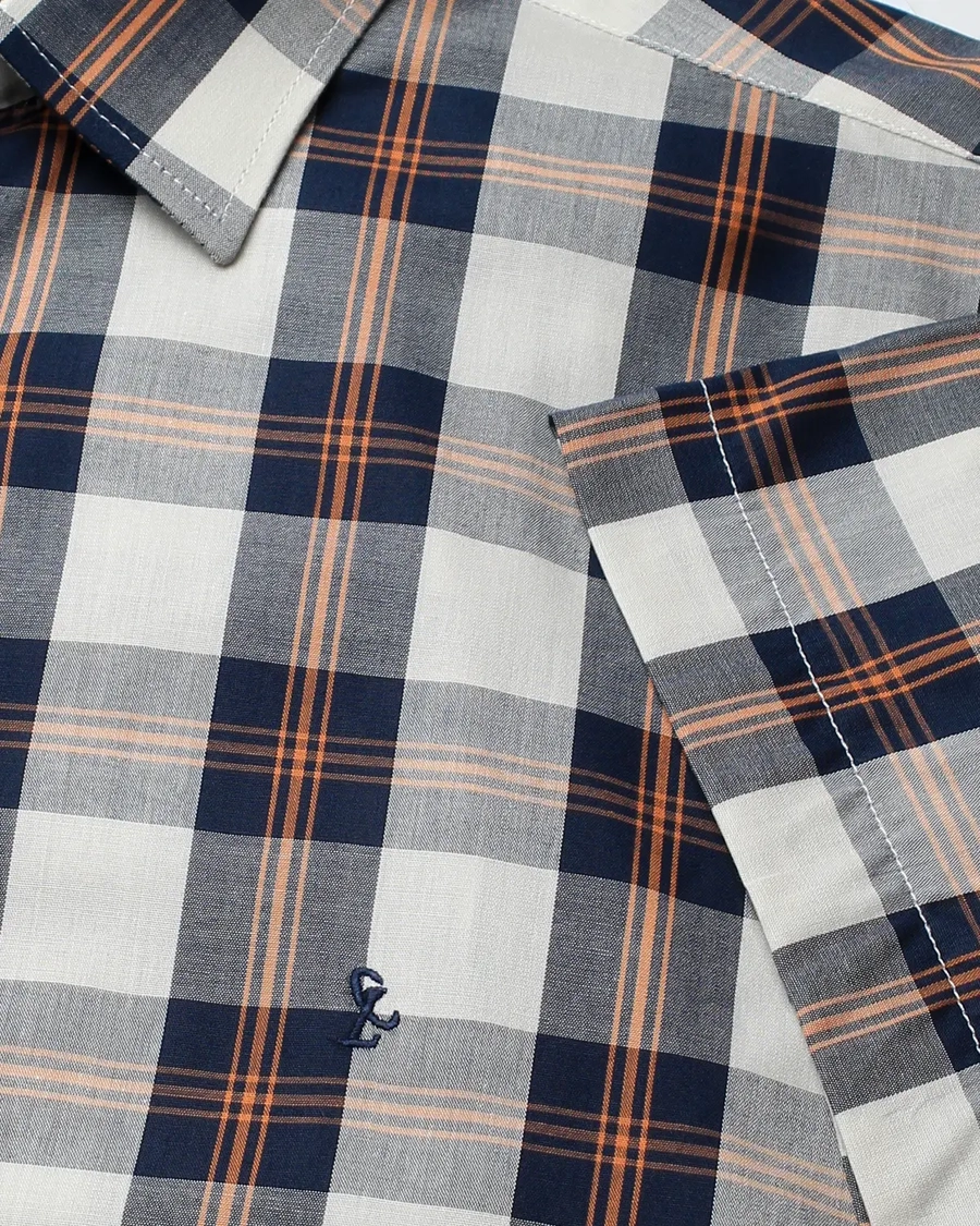 Camisa Manga Curta Xadrez