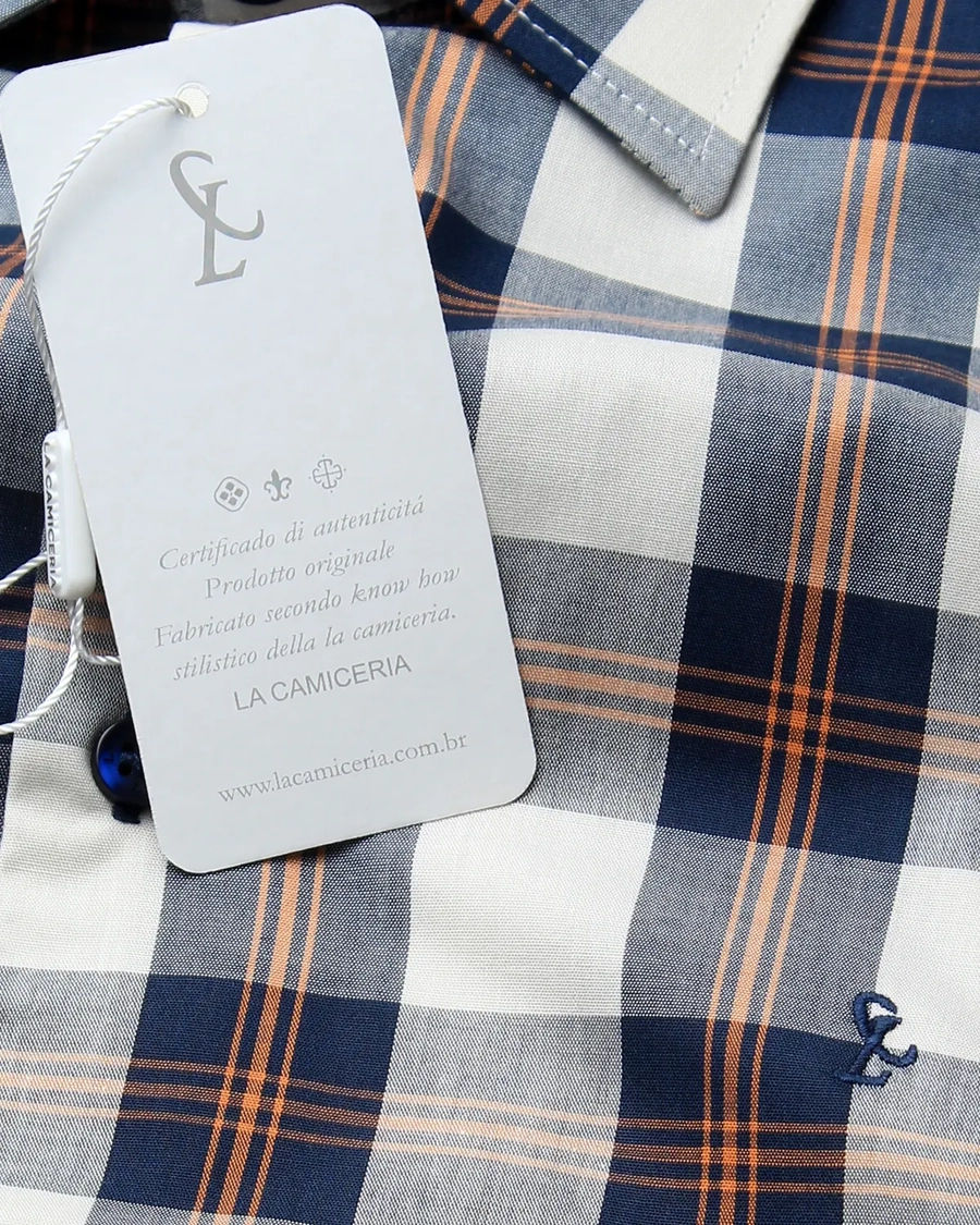 Camisa Manga Curta Xadrez