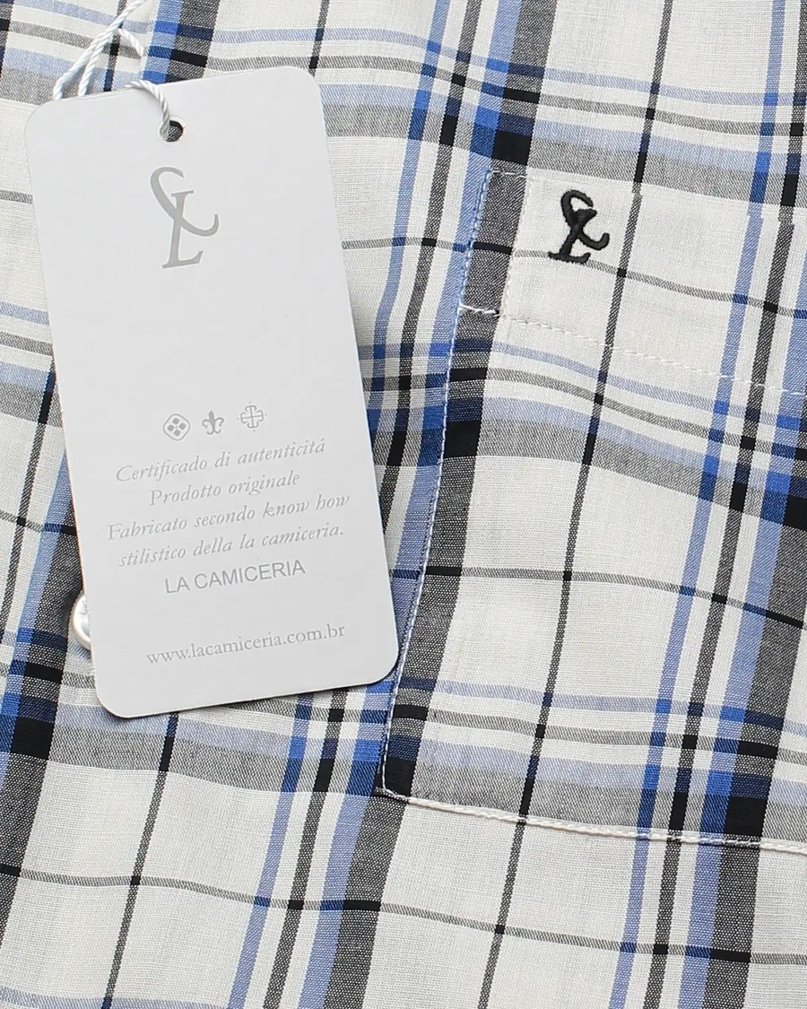 Camisa Manga Longa Xadrez