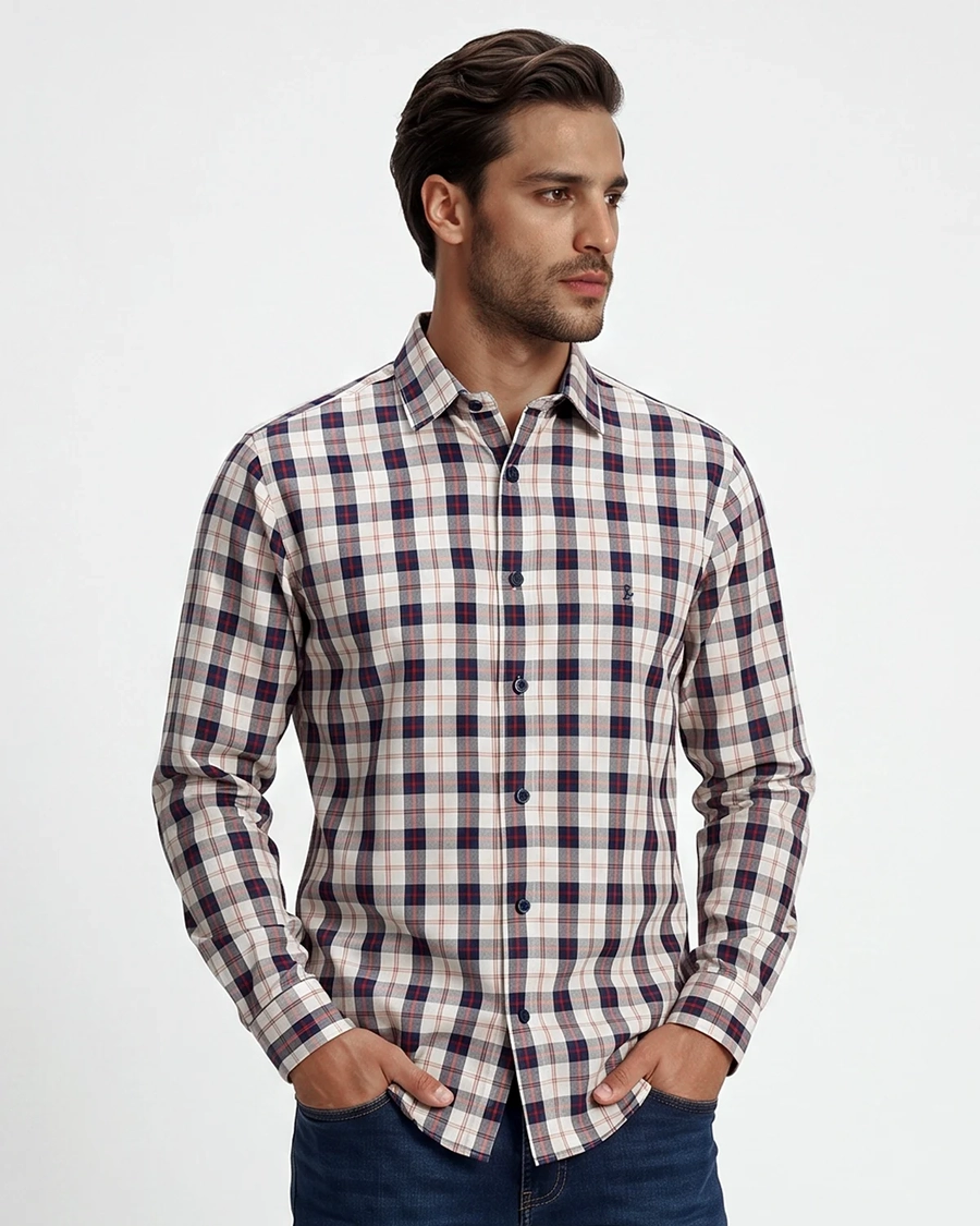 Camisa Manga Longa Xadrez Vermelho