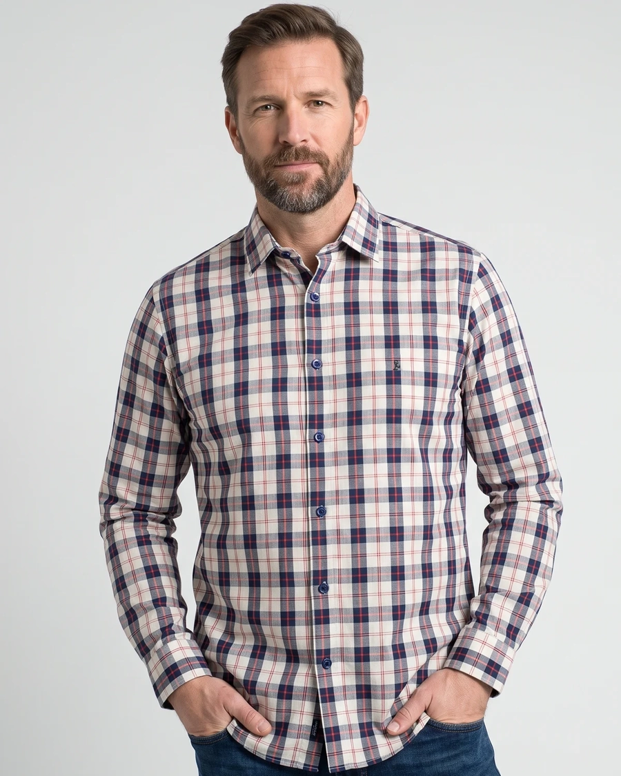 Camisa Manga Longa Xadrez