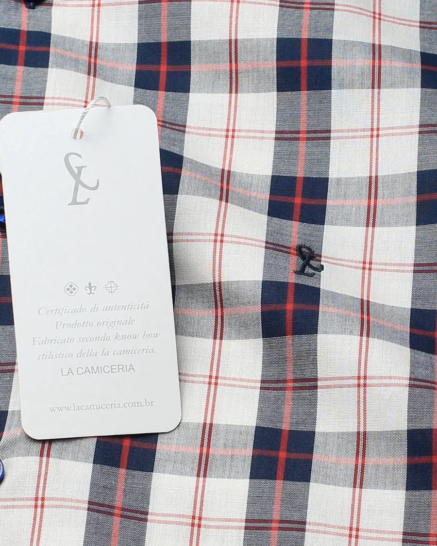 Camisa Manga Longa Xadrez